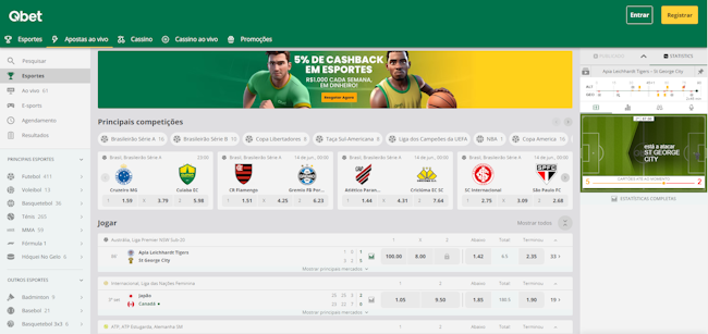 Aplicativo major sport